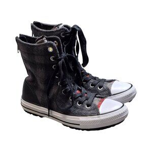Women's - Converse Chuck Taylor High Rise Woolrich Plaid Boots, Size 6